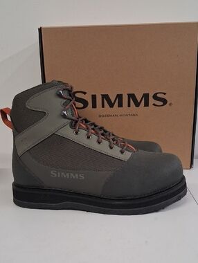 NWT Mens SIMMS Tributary Wading Boot - Felt Sole Size 15 Color-Basalt